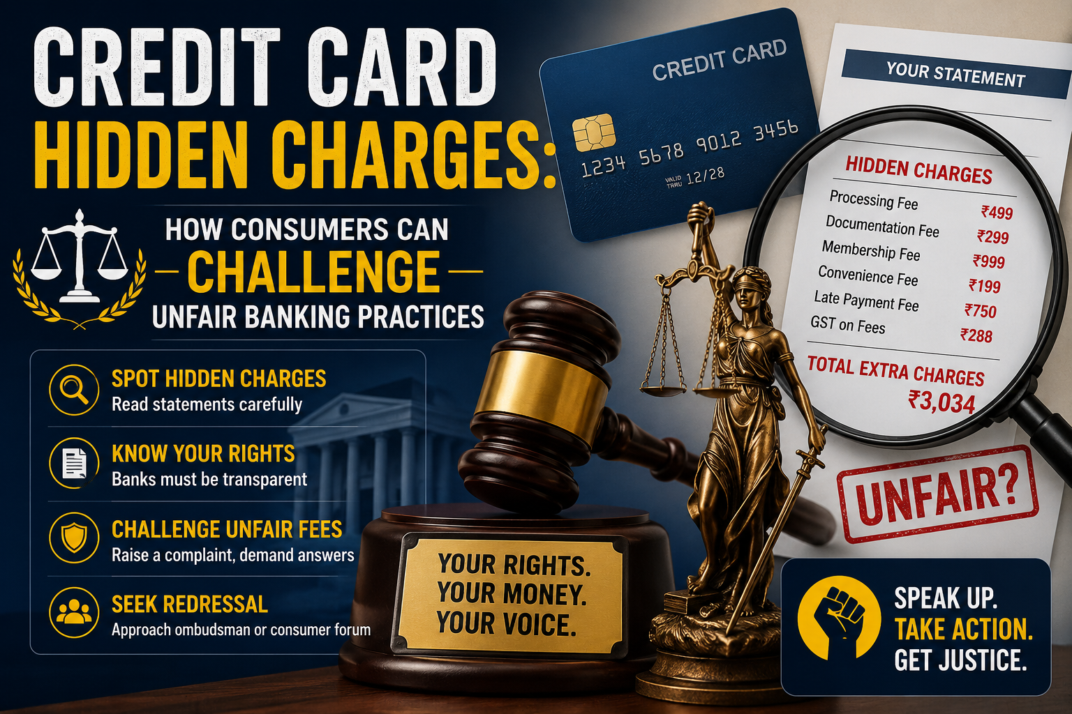 Credit Card Hidden Charges: How Consumers Can Challenge Unfair Banking Practices ⚖️💳🏦